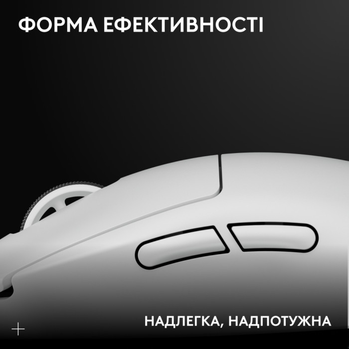 Мишка Logitech G Pro X Superlight 2 Lightspeed Wireless White (910-006638)