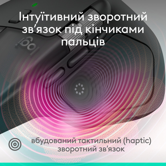 Мишка Logitech MX Master 4 for Business Wireless/Bluetooth Graphite (910-007617)