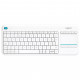 Клавіатура Logitech K400 Plus Touch Wireless UA White (920-007146)