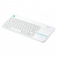 Клавіатура Logitech K400 Plus Touch Wireless UA White (920-007146)