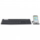 Клавіатура Logitech K375s Multi-Device Wireless UA Graphite (920-008181)