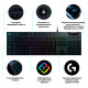 Клавіатура Logitech G815 Lightsync RGB Mechanical GL Tactile USB UA Black (920-008992)