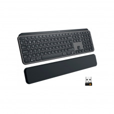 Клавіатура Logitech MX Keys Plus Advanced Wireless Illuminated with Palm Rest UA Graphit (920-009416)