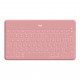 Клавіатура Logitech Keys-To-Go для iPhone iPad Apple TV UA Blush Pink (920-010059)