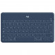 Клавіатура Logitech Keys-To-Go для iPhone iPad Apple TV UA Classic Blue (920-010060)