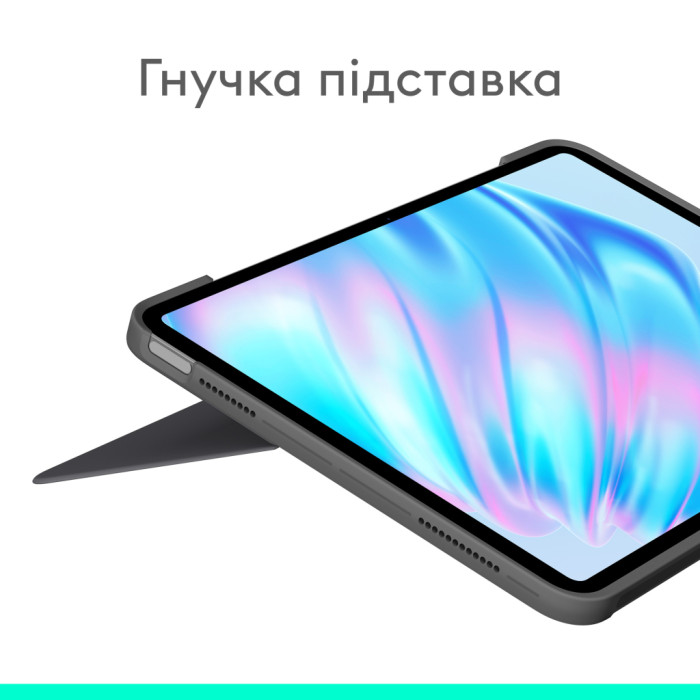Чохол до планшета Logitech Combo Touch for iPad Air 13-inch (M2) OXFORD GREY - US (920-012618)