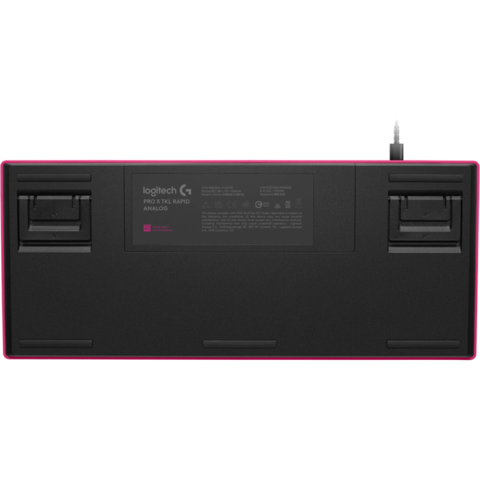 Клавіатура Logitech G PRO X TKL RAPID Wired Gaming Linear USB UA Magenta (920-013253)