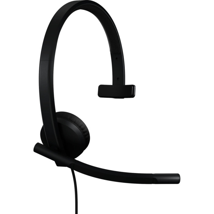 Навушники Logitech H570e Corded for Business Mono Teams USB-C Black (981-001427)