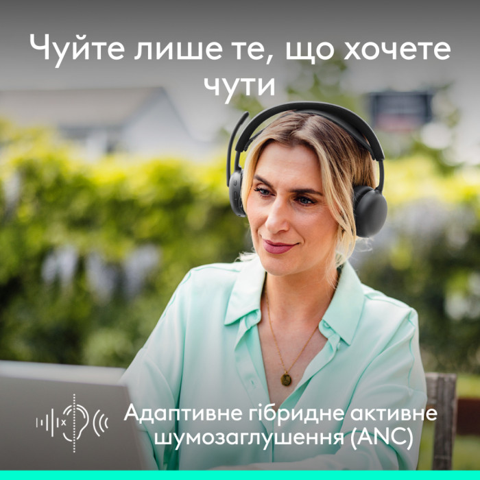 Навушники Logitech Zone Wireless 2 ES Graphite (981-001503)