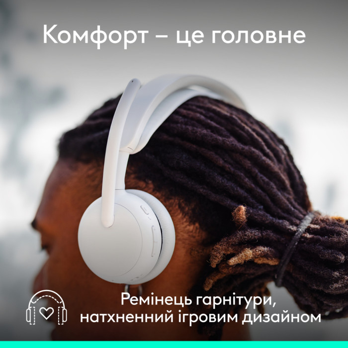 Навушники Logitech Zone Wireless 2 ES Off-White (981-001508)