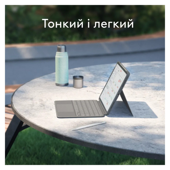 Чохол до планшета Logitech Combo Touch for iPad Air 11-inch M2 (L920-012636)