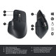 Мишка Logitech MX Master 3S Performance for Business Wireless/Bluetooth + Mouse Pad Studio Series Graphite (MX910-006582)