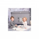 Дитячий манеж Lorelli HAPPY GAME ZONE grey rabbits (HAPPY GAME ZONE grey rab)