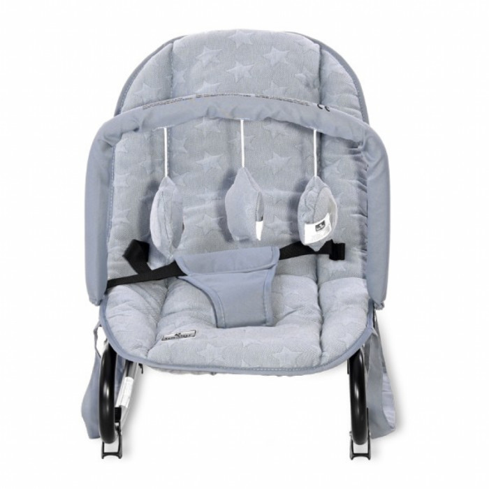 Крісло-гойдалка Lorelli ROCK STAR LUXE silver bl