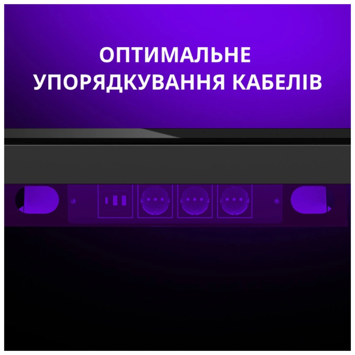 Комп'ютерний стіл Lorgar PRO 80W Wood Black (LRG-DP80W)