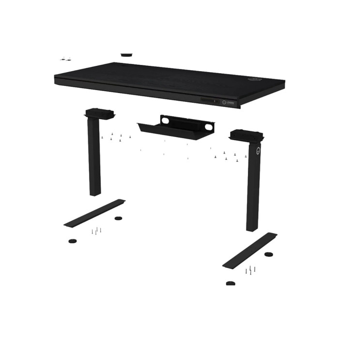 Комп'ютерний стіл Lorgar PRO 80W Wood Black (LRG-DP80W)