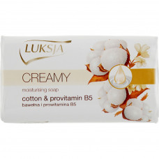 Тверде мило Luksja Cotton milk & Provitamin B5 90 г (5900998006280)