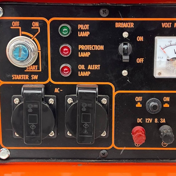 Генератор LUTIAN инверторный LT4500E, 3.5kW, 220V, 50Hz, обьем 15л, електостарт (LT4500EI)