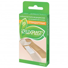 Пластир медичний Luxplast Стандартні на полімерній основі 19х72 мм 20 шт. (8805178111969)