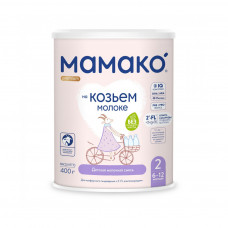 Дитяча суміш MAMAKO 2 Premium на козячому молоці 6-12 міс. 400 г (8437022039077)