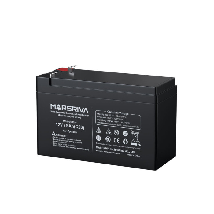 Батарея до ДБЖ Marsriva 12V 9Ah (MR-PBU12-9)