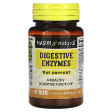 Вітамінно-мінеральний комплекс Mason Natural Травні ферменти, Digestive Enzymes, 90 таблеток (MAV-11869)