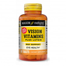 Антиоксидант Mason Natural Вітаміни для очей із лютеїном, Vision Vitamins Plus Lutein, (MAV-14075)