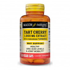 Трави Mason Natural Екстракт терпкої вишні 1000мг з куркумою, Tart Cherry Extrac (MAV-17639)