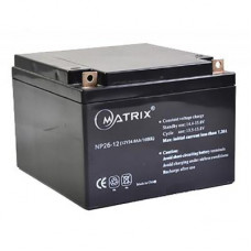 Батарея до ДБЖ Matrix 12V 26AH (NP26-12)