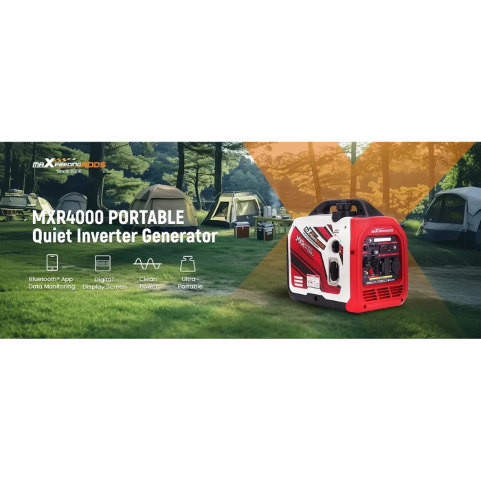 Генератор maXpeedingRODS MXR4000, інверторний, 3.5kW, ручний старт (MXR4000)