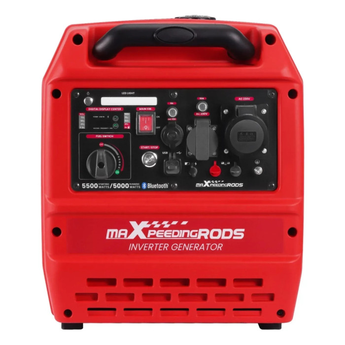 Генератор maXpeedingRODS MXR6000GT, інверторний, 5.5kW, ручний/електро/віддалений(BlueTooth) старт (MXR6000GT)