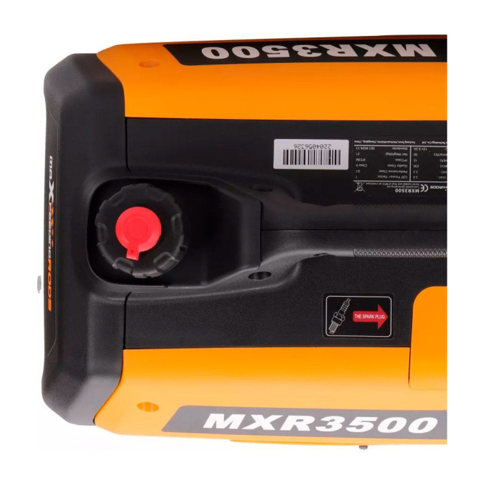 Генератор maXpeedingRODS MXR3500 інверторний (3 kW), 220V, 50Hz, 4л, ручний запуск (mxr3500)