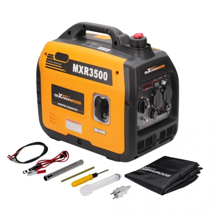Генератор maXpeedingRODS MXR3500 інверторний (3 kW), 220V, 50Hz, 4л, ручний запуск (mxr3500)