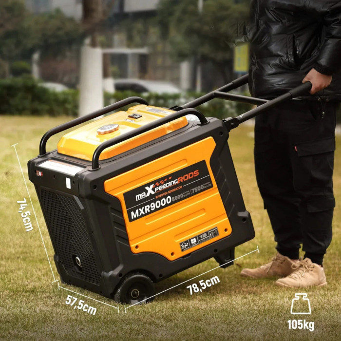 Генератор maXpeedingRODS MXR9000 (8 kW), 220V, 50Hz, 26л, дистанційний запуск, ATS (mxr9000)