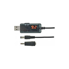 Кабель живлення USB to DC 5.5x3.5mm 9V-12V 0.8m Maxxter (UB-DC9/12-0.8M)