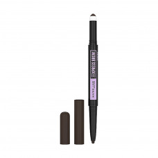 Олівець для брів Maybelline New York Express Brow Satin Duo Pencil 04 - Dark Brown (3600531087401)