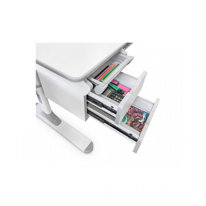Парта Mealux Hamilton Multicolor Pink Lite (BD-680 W/G MC + PN Lite)