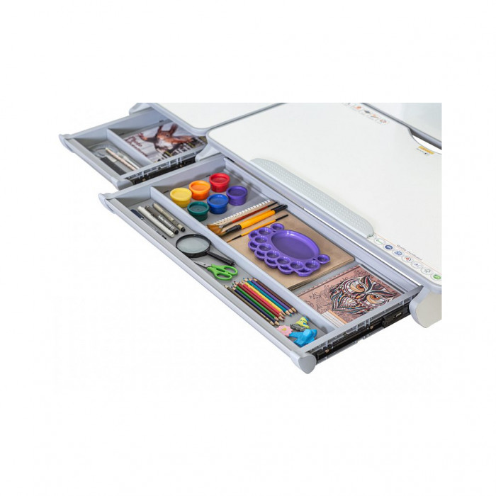 Парта Mealux Hamilton Multicolor Pink Lite (BD-680 W/G MC + PN Lite)
