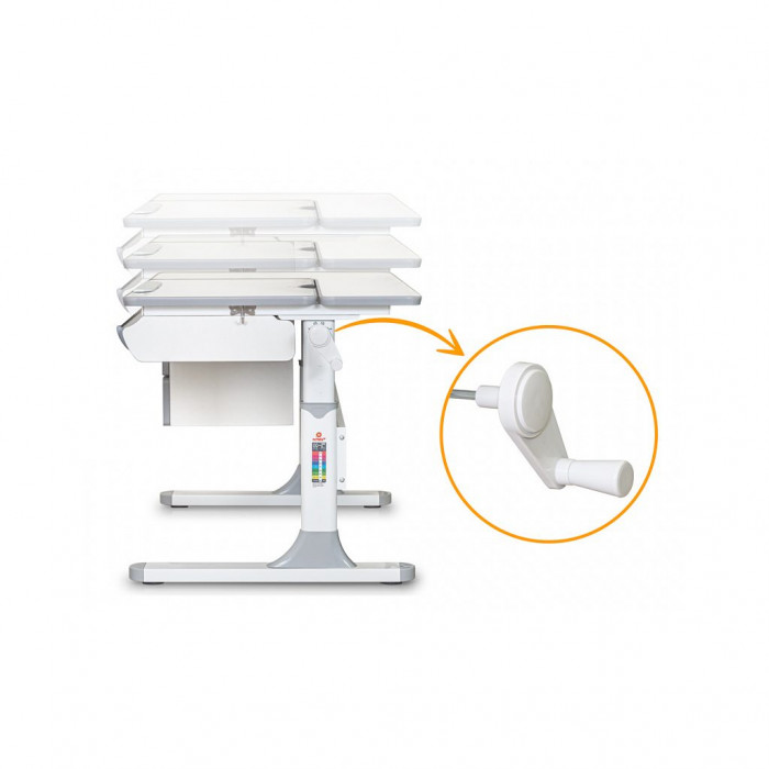 Парта Mealux Hamilton Multicolor Pink Lite (BD-680 W/G MC + PN Lite)