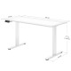 Комп'ютерний стіл Mealux PowerDesk Duo White (EVO-242 Duo W/W)