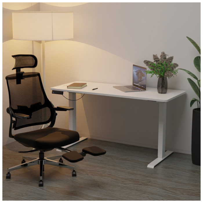 Комп'ютерний стіл Mealux PowerDesk Duo White (EVO-242 Duo W/W)