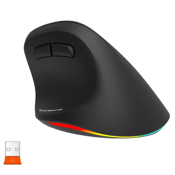 Мишка Meetion BTM010R RGB Bluetooth/Wireless Black (MT-BTM010R-A)