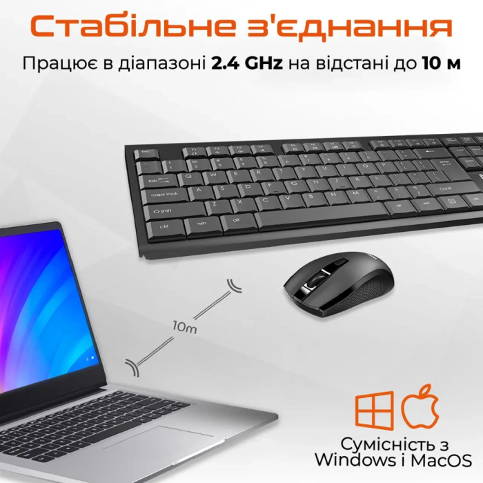 Комплект Meetion C4120 Little Wireless UA Black (MT-C4120LITTLE-A-RUA)