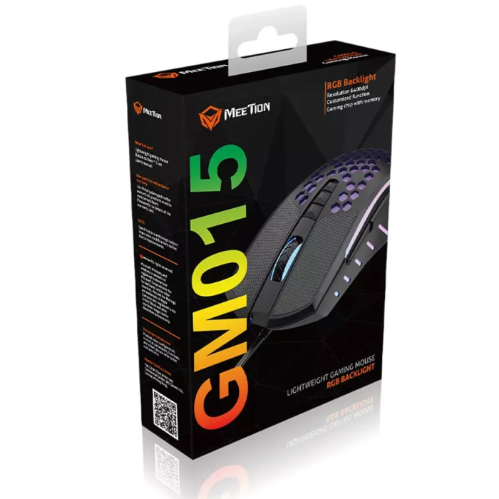 Мишка Meetion GM15 USB Black (MT-GM015-A)