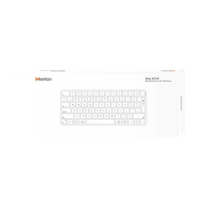 Клавіатура Meetion K210 Bluetooth/Wireless Black (MT-K210MW-A-RUA)