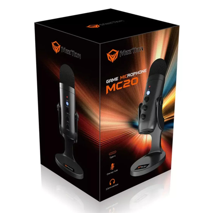 Мікрофон Meetion MC20 Black (MT-MC20-A)