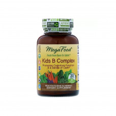 Вітамінно-мінеральний комплекс MegaFood Дитячий По-комплекс, Kids B Complex, 30 таблеток (MGF-10275)