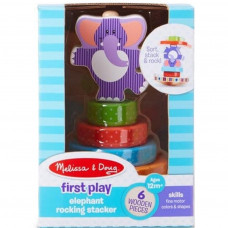 Розвиваюча іграшка Melissa&Doug Пірамідка-балансир Слоненя (MD30127)