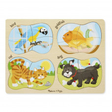 Пазл Melissa&Doug 4 в 1 Домашні тварини (MD9861)