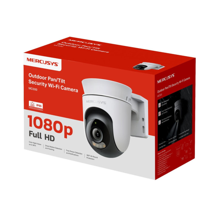 Камера відеоспостереження Mercusys IP-Камера MERCUSYS MC500 FHD N300 microSD motion detection, зовнішня (MC-500)